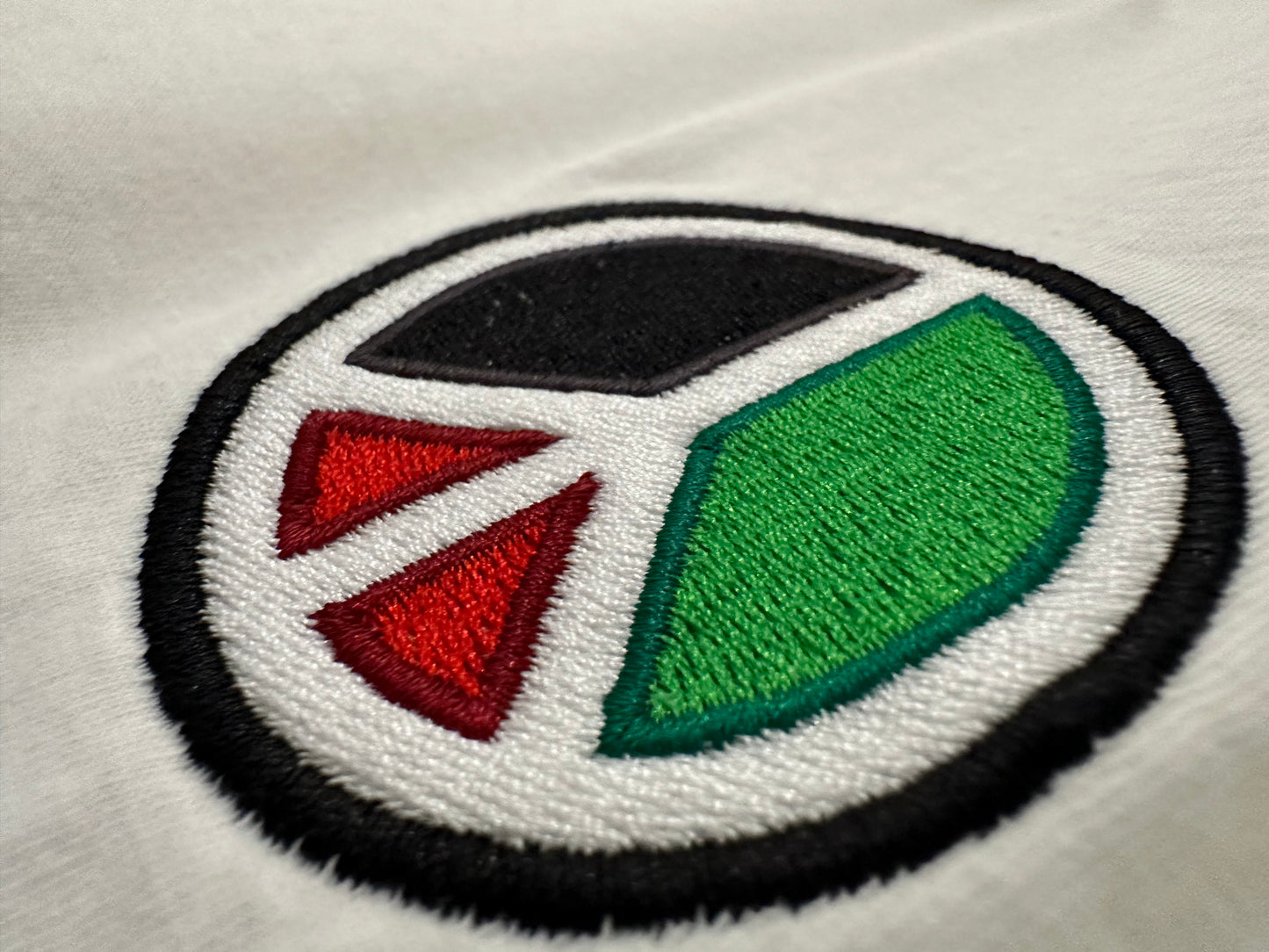 Peace for Palestine Embroidered T-Shirt - Aljabour Family *FREE GLOBAL SHIPPING*