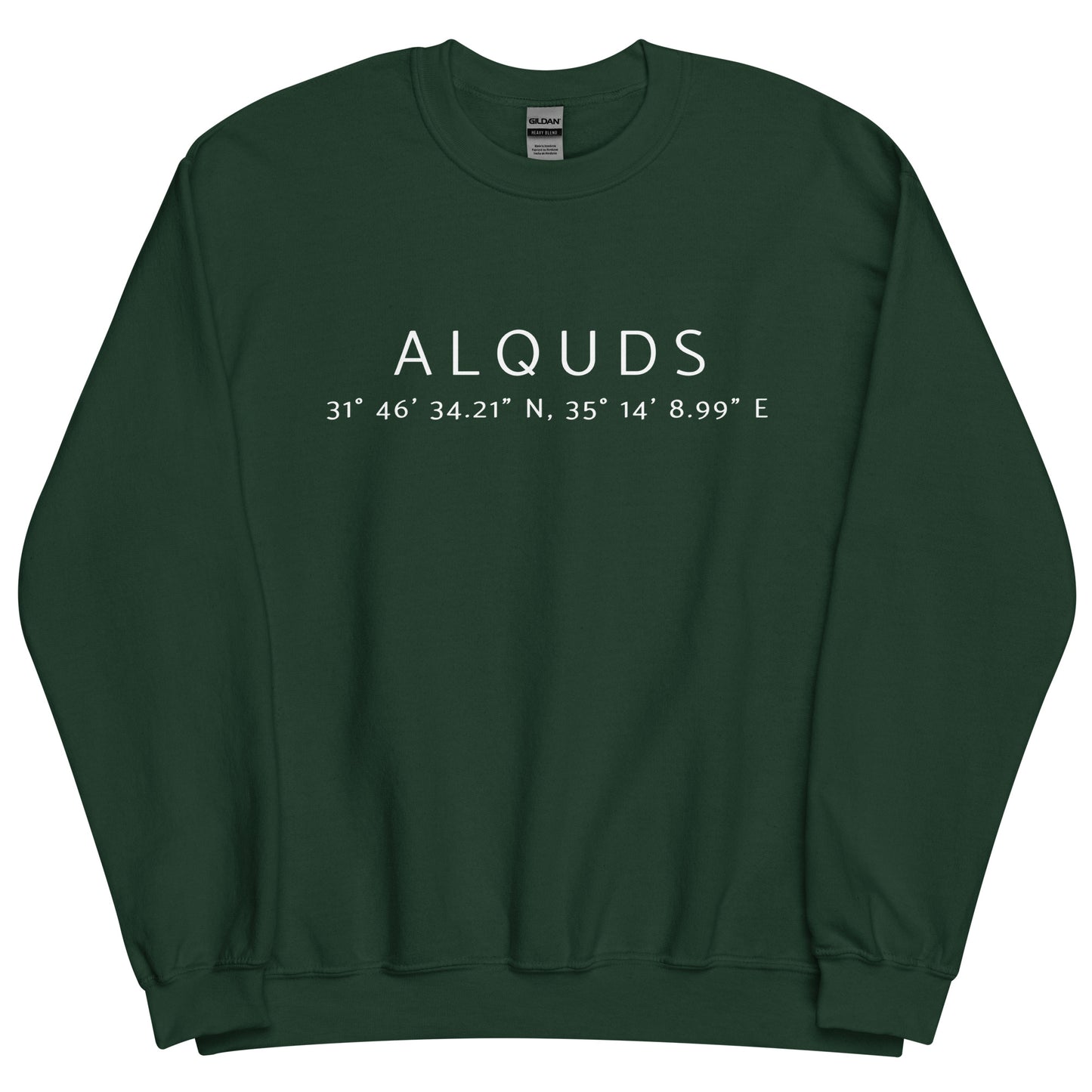 ALQUDS Jerusalem Designer Sweatshirt Jumper - Aljabour Family *FREE GLOBAL SHIPPING*