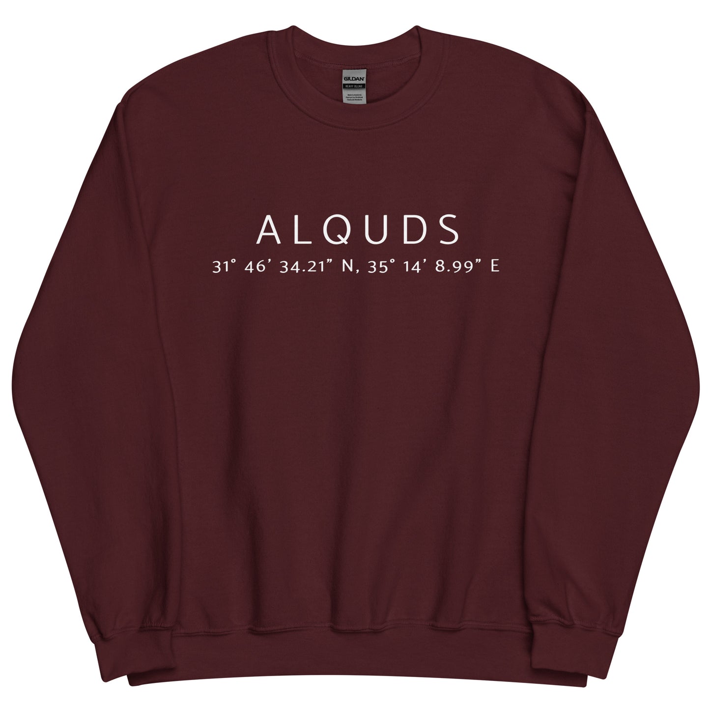 ALQUDS Jerusalem Designer Sweatshirt Jumper - Aljabour Family *FREE GLOBAL SHIPPING*