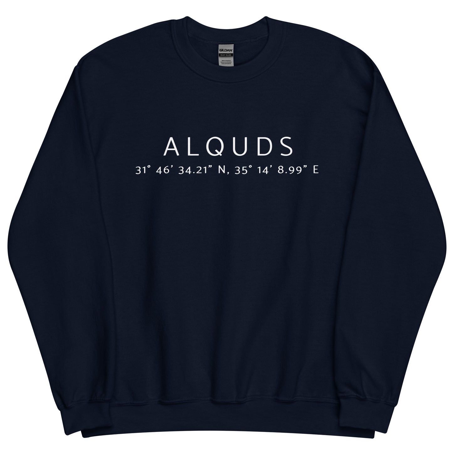ALQUDS Jerusalem Designer Sweatshirt Jumper - Aljabour Family *FREE GLOBAL SHIPPING*